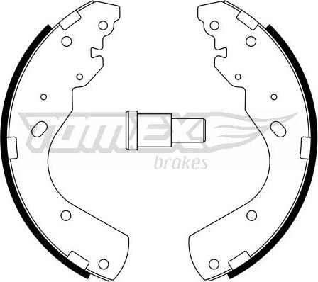 TOMEX brakes TX 23-44 - Komplet kočnica, bubanj kočnice www.molydon.hr