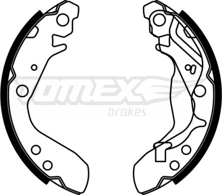 TOMEX brakes TX 23-01 - Komplet kočnica, bubanj kočnice www.molydon.hr