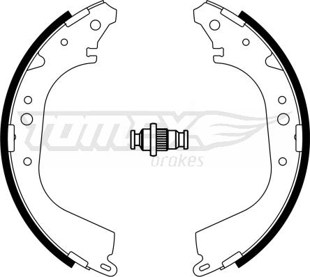 TOMEX brakes TX 23-30 - Komplet kočnica, bubanj kočnice www.molydon.hr