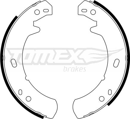 TOMEX brakes TX 23-24 - Komplet kočnica, bubanj kočnice www.molydon.hr