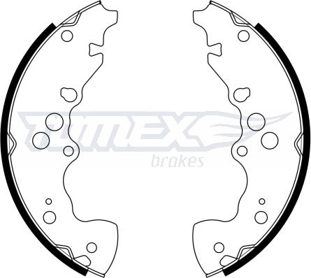 TOMEX brakes TX 22-95 - Komplet kočnica, bubanj kočnice www.molydon.hr