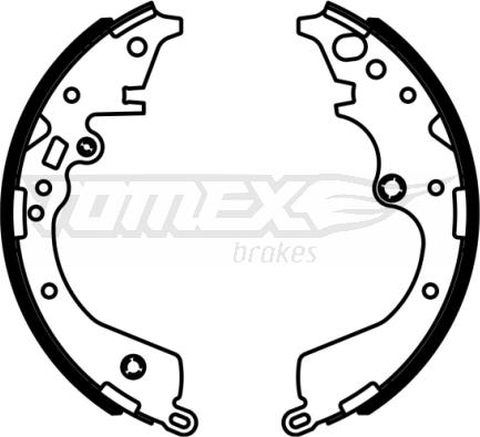 TOMEX brakes TX 22-96 - Komplet kočnica, bubanj kočnice www.molydon.hr