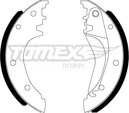 TOMEX brakes TX 22-90 - Komplet kočnica, bubanj kočnice www.molydon.hr