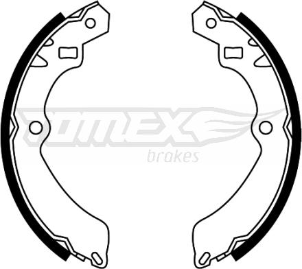 TOMEX brakes TX 22-46 - Komplet kočnica, bubanj kočnice www.molydon.hr