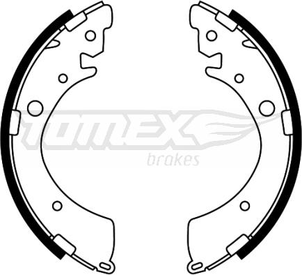 TOMEX brakes TX 22-40 - Komplet kočnica, bubanj kočnice www.molydon.hr