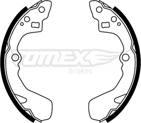 TOMEX brakes TX 22-48 - Komplet kočnica, bubanj kočnice www.molydon.hr