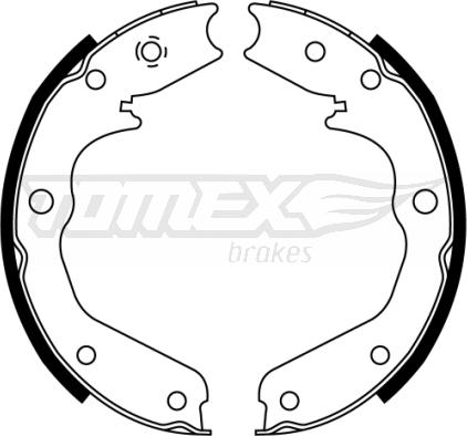 TOMEX brakes TX 22-43 - Komplet kočnica, bubanj kočnice www.molydon.hr