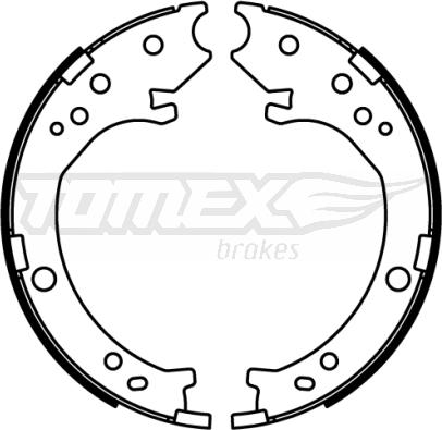 TOMEX brakes TX 22-51 - Komplet kočnica, bubanj kočnice www.molydon.hr