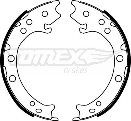 TOMEX brakes TX 22-52 - Komplet kočnica, bubanj kočnice www.molydon.hr