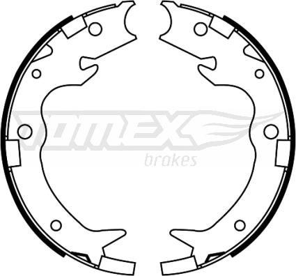 TOMEX brakes TX 22-65 - Komplet kočnica, bubanj kočnice www.molydon.hr