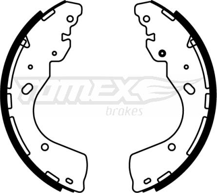 TOMEX brakes TX 22-66 - Komplet kočnica, bubanj kočnice www.molydon.hr