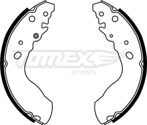 TOMEX brakes TX 22-03 - Komplet kočnica, bubanj kočnice www.molydon.hr