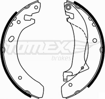 TOMEX brakes TX 22-02 - Komplet kočnica, bubanj kočnice www.molydon.hr