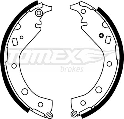 TOMEX brakes TX 22-07 - Komplet kočnica, bubanj kočnice www.molydon.hr