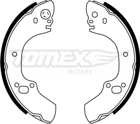 TOMEX brakes TX 22-88 - Komplet kočnica, bubanj kočnice www.molydon.hr