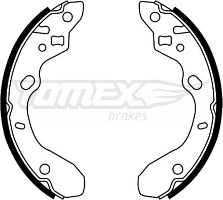 TOMEX brakes TX 22-34 - Komplet kočnica, bubanj kočnice www.molydon.hr