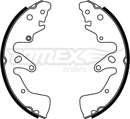 TOMEX brakes TX 22-74 - Komplet kočnica, bubanj kočnice www.molydon.hr