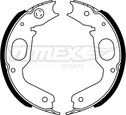 TOMEX brakes TX 22-73 - Komplet kočnica, bubanj kočnice www.molydon.hr