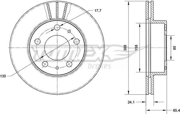 TOMEX brakes TX 70-60 - Kočioni disk www.molydon.hr