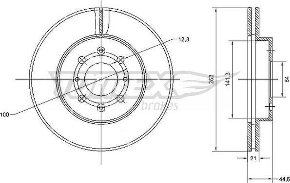 TOMEX brakes TX 70-68 - Kočioni disk www.molydon.hr