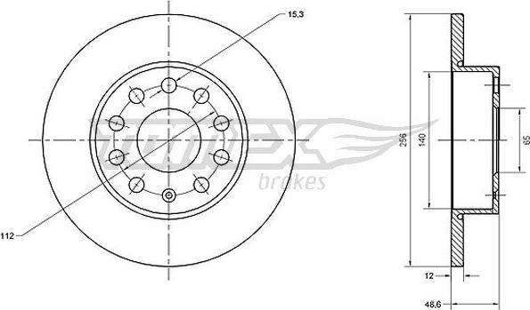 TOMEX brakes TX 70-79 - Kočioni disk www.molydon.hr