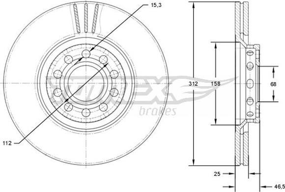 TOMEX brakes TX 71-97 - Kočioni disk www.molydon.hr