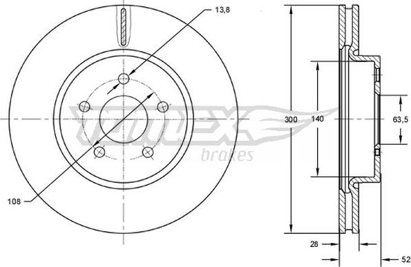 TOMEX brakes TX 72-80 - Kočioni disk www.molydon.hr