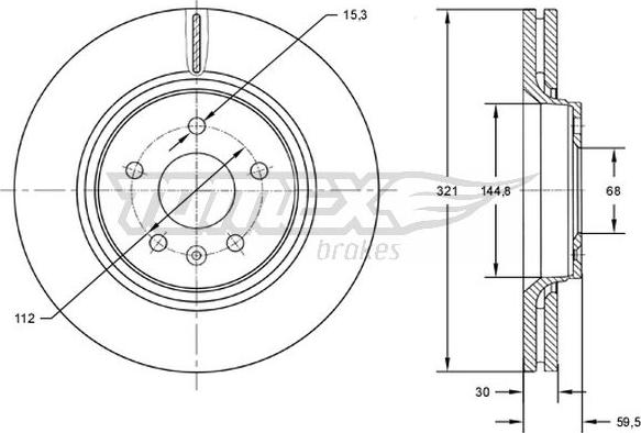 TOMEX brakes TX 72-81 - Kočioni disk www.molydon.hr