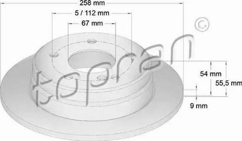 Topran 400 861 - Kočioni disk www.molydon.hr