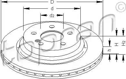 Topran 401 902 - Kočioni disk www.molydon.hr