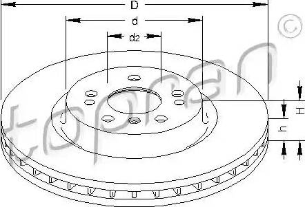 Topran 401 933 - Kočioni disk www.molydon.hr