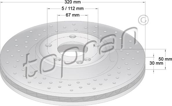 Topran 408 931 - Kočioni disk www.molydon.hr