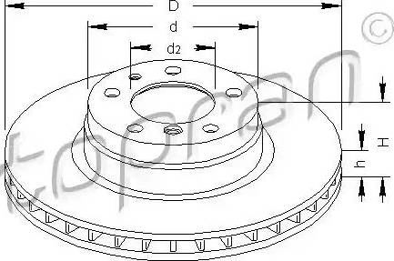 Topran 500568 - Kočioni disk www.molydon.hr