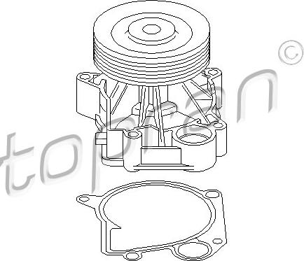 Topran 500 310 - Vodena pumpa www.molydon.hr