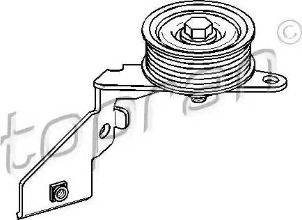 Topran 501 676 - Vodeći valjak , klinasti rebrasti remen  www.molydon.hr