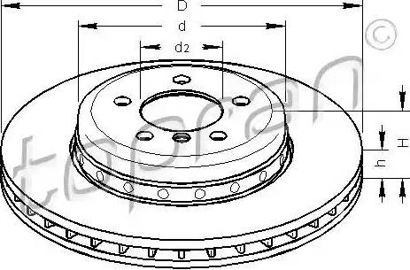 Topran 501 189 - Kočioni disk www.molydon.hr