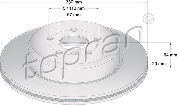 Topran 503 974 - Kočioni disk www.molydon.hr