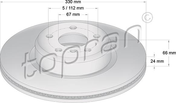 Topran 503 972 - Kočioni disk www.molydon.hr