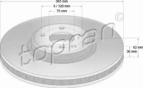 Topran 502 228 - Kočioni disk www.molydon.hr