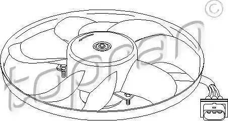 Topran 109 827 - Ventilator, hladjenje motora www.molydon.hr