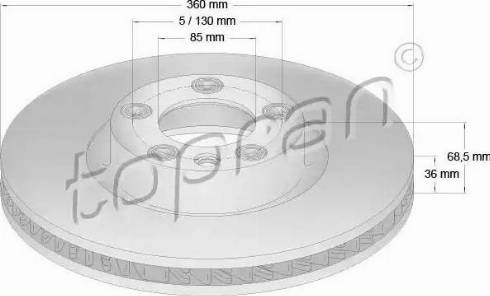 Topran 114 990 - Kočioni disk www.molydon.hr