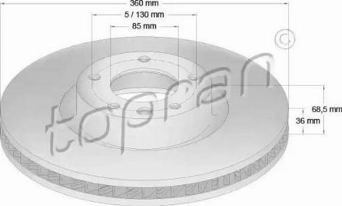 Topran 114 989 - Kočioni disk www.molydon.hr