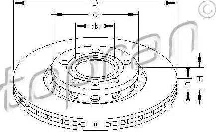 Topran 113 259 - Kočioni disk www.molydon.hr