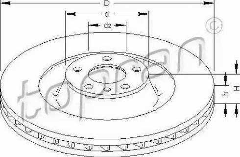 Topran 113 257 - Kočioni disk www.molydon.hr