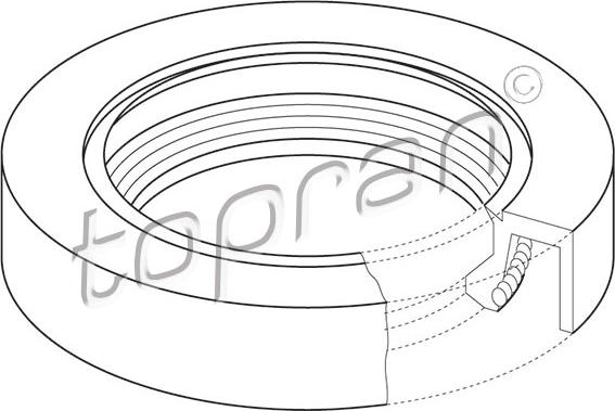 Topran 302 428 - Radijalni Brtveni prsten (semering), bregasto osovina www.molydon.hr