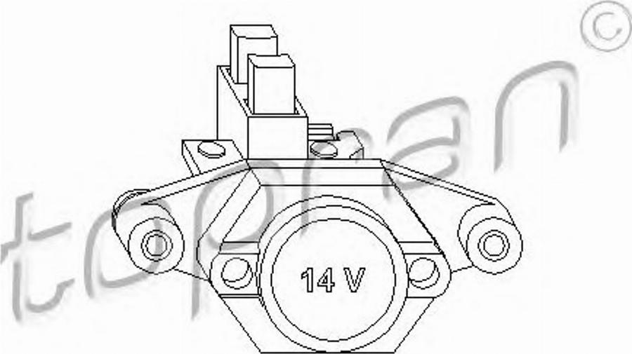 Topran 302 083 755 - Regulator napona generatora www.molydon.hr