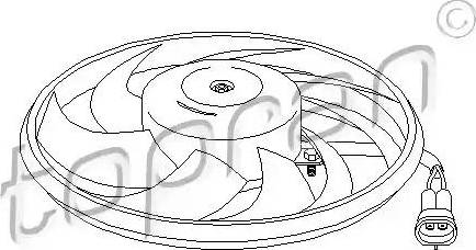 Topran 206 948 - Ventilator, hladjenje motora www.molydon.hr