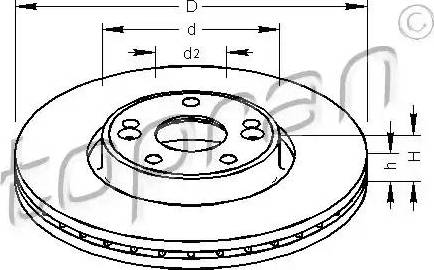 Topran 700 645 - Kočioni disk www.molydon.hr