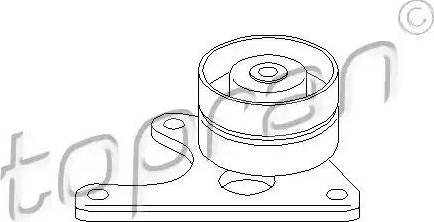 Topran 720 136 - Vodeći valjak , zupčasti remen  www.molydon.hr