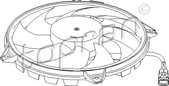 Topran 721 534 - Ventilator, hladjenje motora www.molydon.hr